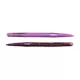 Livetarget Stick Worm Ljubičasto-crni 12,7cm Profil crva 8 kom