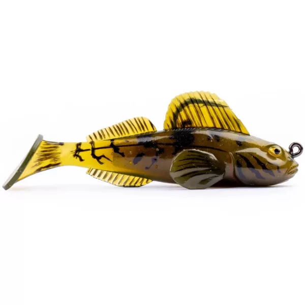 Livetarget Goby Paddletail Rigged Brown-Black 8,4cm 12gr Süllyedő Gumihal