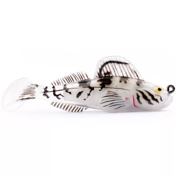 Livetarget Goby Paddletail Rigged White-Albino 8,4cm 12gr Süllyedő Gumihal