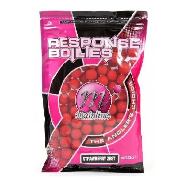 Mainline Boilies za dugi vijek trajanja Strawberry Zest 15 mm 450 g.r - mamac za boile