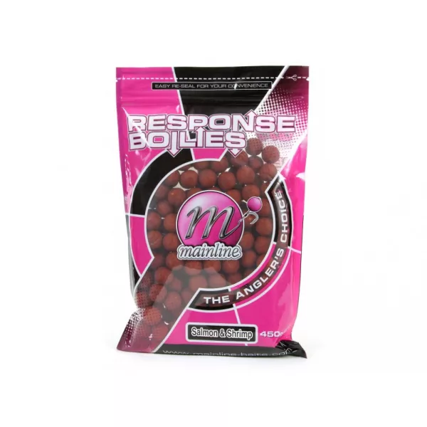 Mainline Boilies za dugi vijek trajanja Losos i škampi 18 mm 450 g.r - mamac za boile