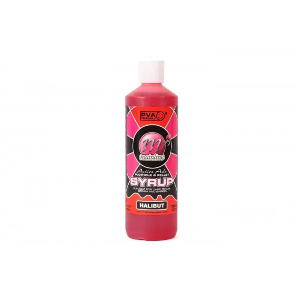 Mainline Particle + Pellet Sirup Halibut 500 ml - sprej, tekuća aroma