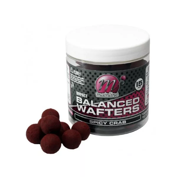 Mainline High Impact Balanced Wafter Spicy Crab - 15mm - wafters boila