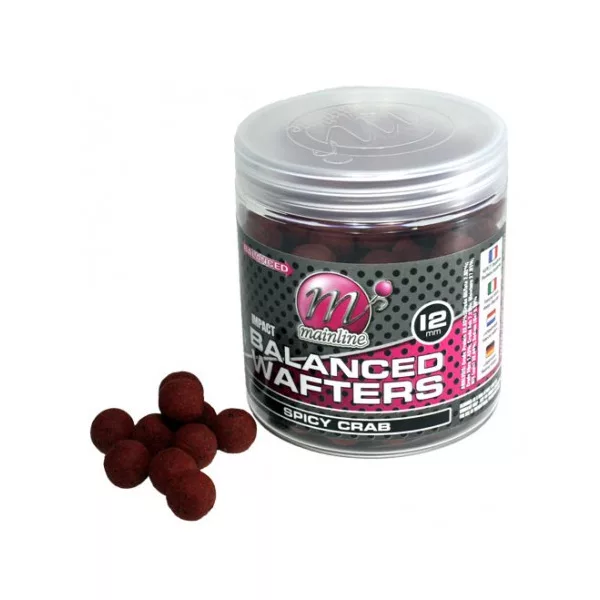 Mainline High Imp. Balanced Wafters Spicy Crab -12mm - wafters boila