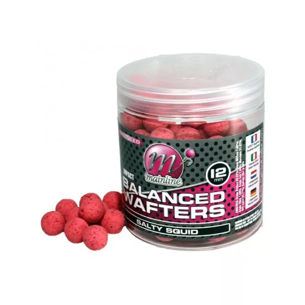 Mainline High Imp. Balanced Wafters Salty Squid -12mm - wafters boila