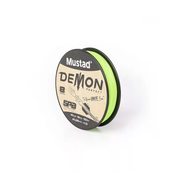 Mustad Demon Perfect Braid Chartreuse 0,35mm 150m Pletena Glavna Strana