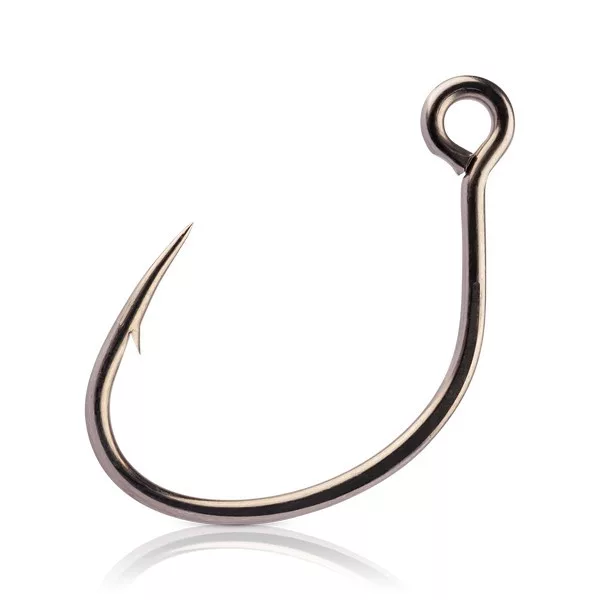 Mustad Ruthless In-Line Single 4 6db Udica za soma s ušicom, s bodljikom