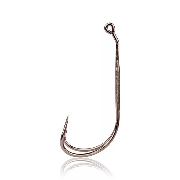 Mustad Frog Double Hook 2X Strong 3.5G Black Nickel 2/1 dvostruka udica 2kom