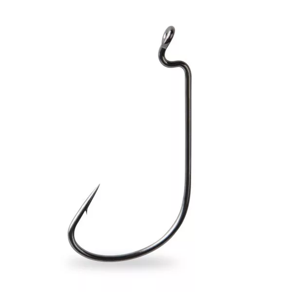 Mustad Mega Bite Worm 2/0 7db Offset Udica