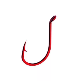 Mustad Beak Big Red 2X 2/0 Udica s ušicama, s bradom 8db
