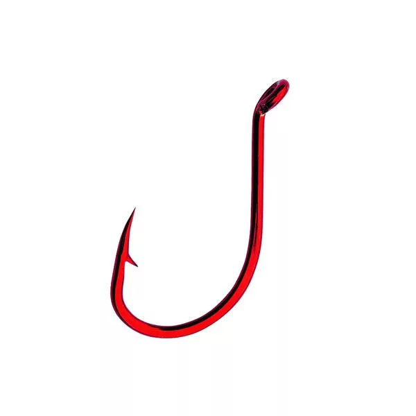 Mustad Beak Big Red 2X 3/0 Ušice, Bradata udica 8kom