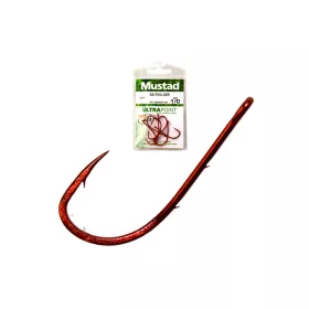 Mustad Red Baitholder 1/0 Udica s ušicom i bodljikama 8 kom