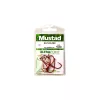 Mustad Red Baitholder 4/0 Udica s ušicom, bradasta 6kom