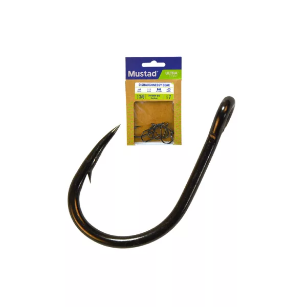 Mustad Oshaughnessy 5/0 Füles, Szakállas Harcsázó Horog 5db
