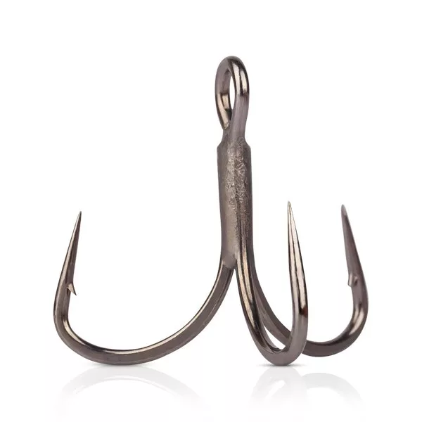 Mustad In-Line Triple Grip® Titan Steel Short 2 Trostruka Udica 6db