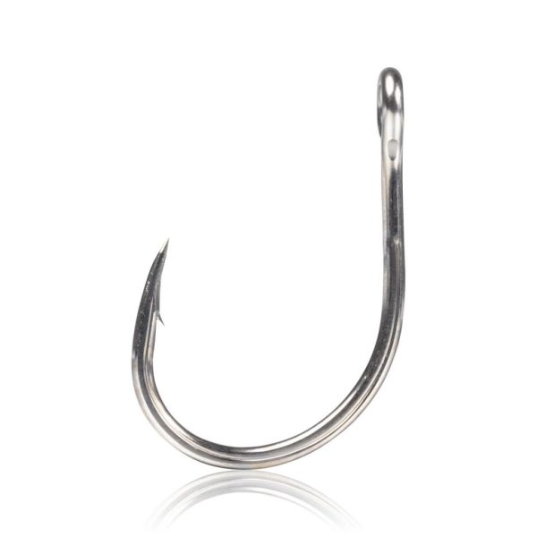 Mustad Kaiju Single Ring Titan Steel 9/0 kuka, udica s bradom 3 kom