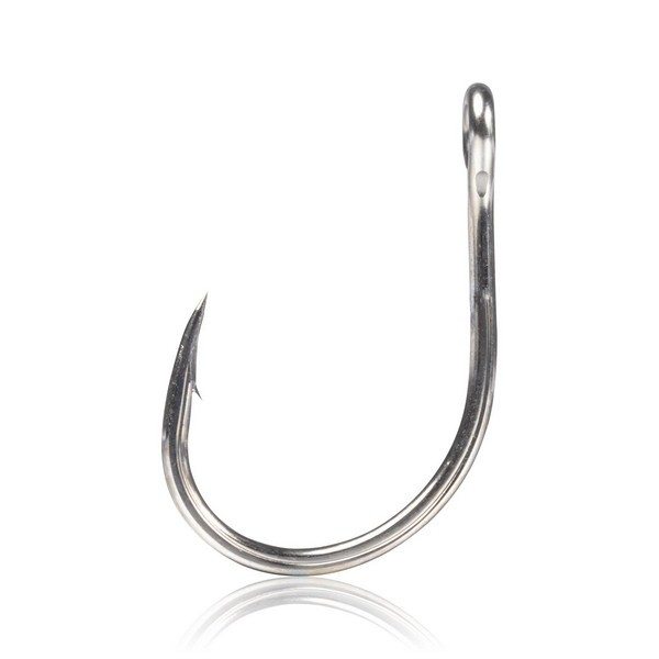 Mustad Kaiju Single Ring Titan Steel 10/0 kuka, udica s bradom 2 kom