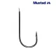 Mustad Ultra Np Wide Round Bend Match 10 10 kom Kuke za šarana s pločicom, s bodljom