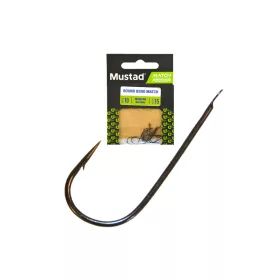   Mustad Match Feeder Round Bend Match 18 Lapkás, Szakállas Horog 15db