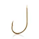 Mustad Round Bronze 5/0 Lapkás, Szakállas Horog 25db