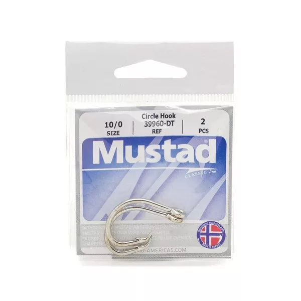 Mustad Tuna Circle Hooks 12/0 Kuke s ušicom i bodljom 3 kom