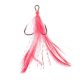 Mustad In-Line Triple Grip Red Tinsel 1 Trokuka udica 2kom