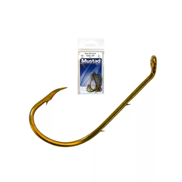Mustad Beak Bronze 6 Füles, Szakállas Süllőző Horog 10db