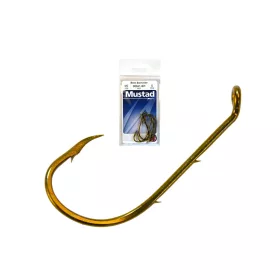   Mustad Beak Baitholder Bronz 3/0 Füles, Szakállas Süllőző Horog 7db