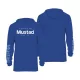 Mustad Plavi Brand Longsleeve UV With Hood S Majica dugih rukava s kapuljačom