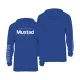 Mustad Plavi Brand Longsleeve UV With Hood 3XL Majica dugih rukava s kapuljačom
