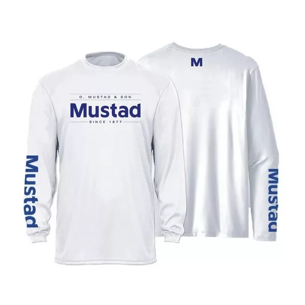 Mustad Svijetlosiva Marka Longsleeve UV 2XL Majica Dugih Rukava