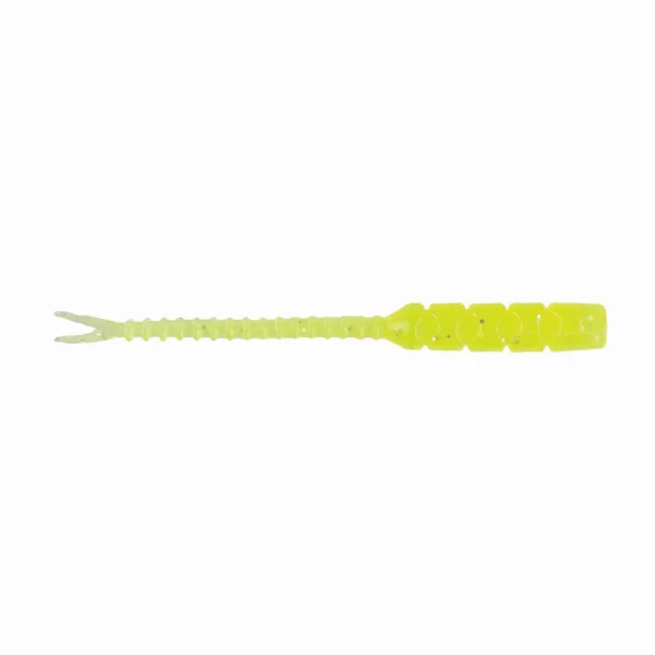 Mustad Aji Hellgramite 5,08cm Prozirna Chartreuse Plastična Varalica 12kom