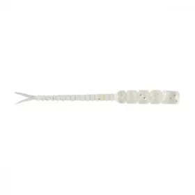   Mustad Aji Hellgramite 5,08cm Prozirna Svjetleća Srebrna Svjetlucava Plastična Varalica 12kom