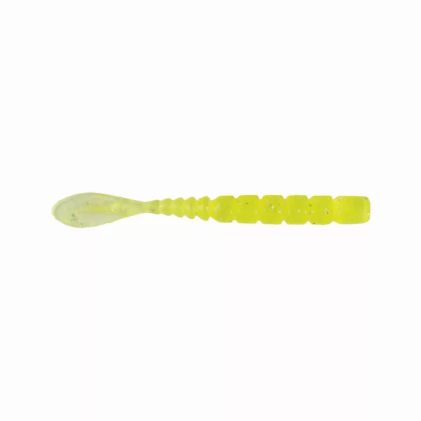 Mustad Aji Fish Tail 5,08cm Prozirna Chartreuse Plastična Varalica 12kom