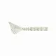 Mustad Aji Parachute Tail 4,31cm Prozirna Dugina Svjetlucava Plastična Varalica 12kom