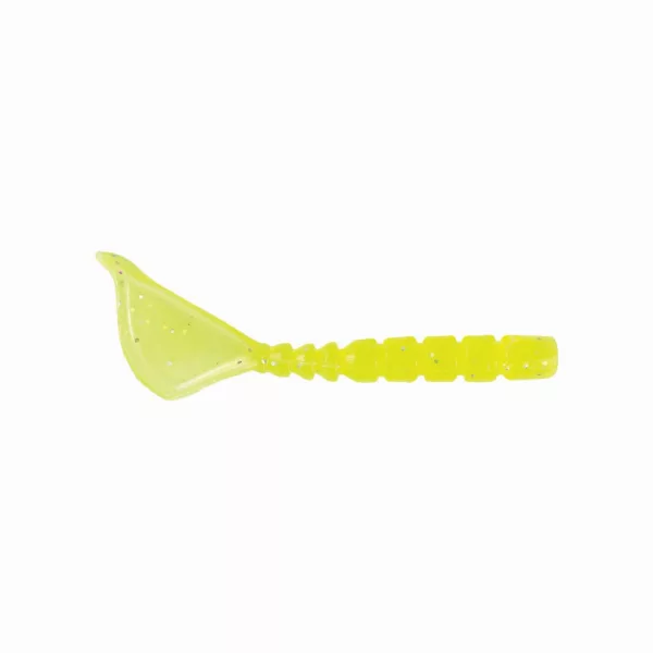 Mustad Aji Parachute Tail 4,31cm Prozirna Chartreuse Plastična Varalica 12kom