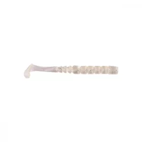   Mustad Aji Paddle Tail 5,08cm Prozirna Svjetleća Srebrna Svjetlucava Plastična Varalica 12kom