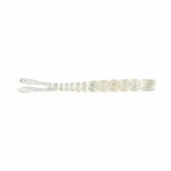 Mustad Aji Split Tail 5,08cm Prozirna Dugina Svjetlucava Plastična Varalica 12kom