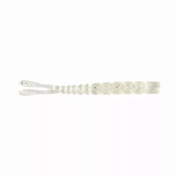 Mustad Aji Split Tail 5,08cm Prozirna Ljubičasta Svjetlucava Plastična Varalica 12kom