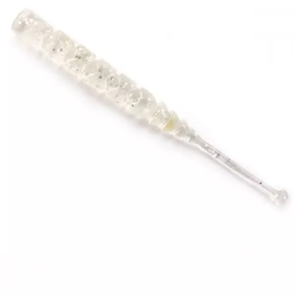 Mustad Aji Ball Tail 5,08cm Clear Rainbow Glitter Plastični mamac 12 kom