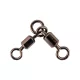Mustad Power 3-Way Swivel 1 5db Dvostruka vrtilica