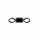 Mustad Rolling Swivel W/Diamond Eye 4 10db Okretni