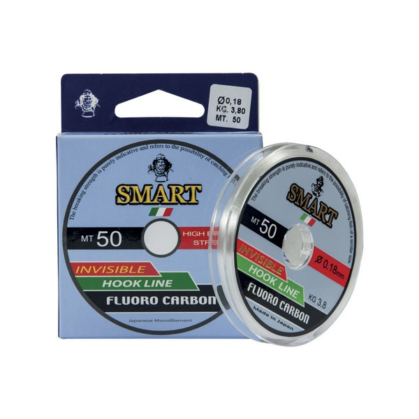 Maver Fluorocarbon Smart 50m 0,100mm predvez za predatore