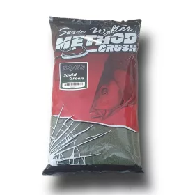   Serie Walter SW Method Crush 50/50 Squid-Green Hrana za ribe od ribljeg brašna 1kg