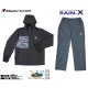 Major Craft Rain-X Crno Dvodijelno Kišno Odijelo XL