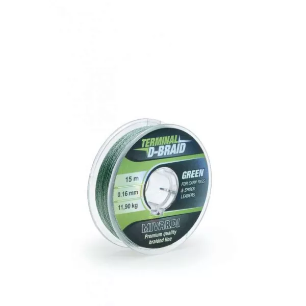 Mivardi Terminal D-Braid 0,16mm 15m Pletena predvezna struna