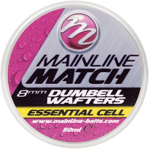 Mainline Match Dumbell Wafters Yellow Essential Cell Mamci za udice 8 mm 50ml