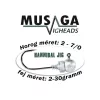 Musaga Hannibal 1 7gr Jig Fej 5db