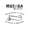 Musaga Magnum 3/0 15gr Jig Fej 3db