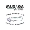 Musaga Swallow 1 2,0gr Jig Fej 4db